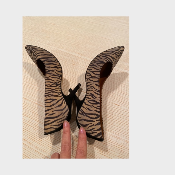 Isabel Marant Suede Zebra Print Pumps 37 - Picture 7 of 8